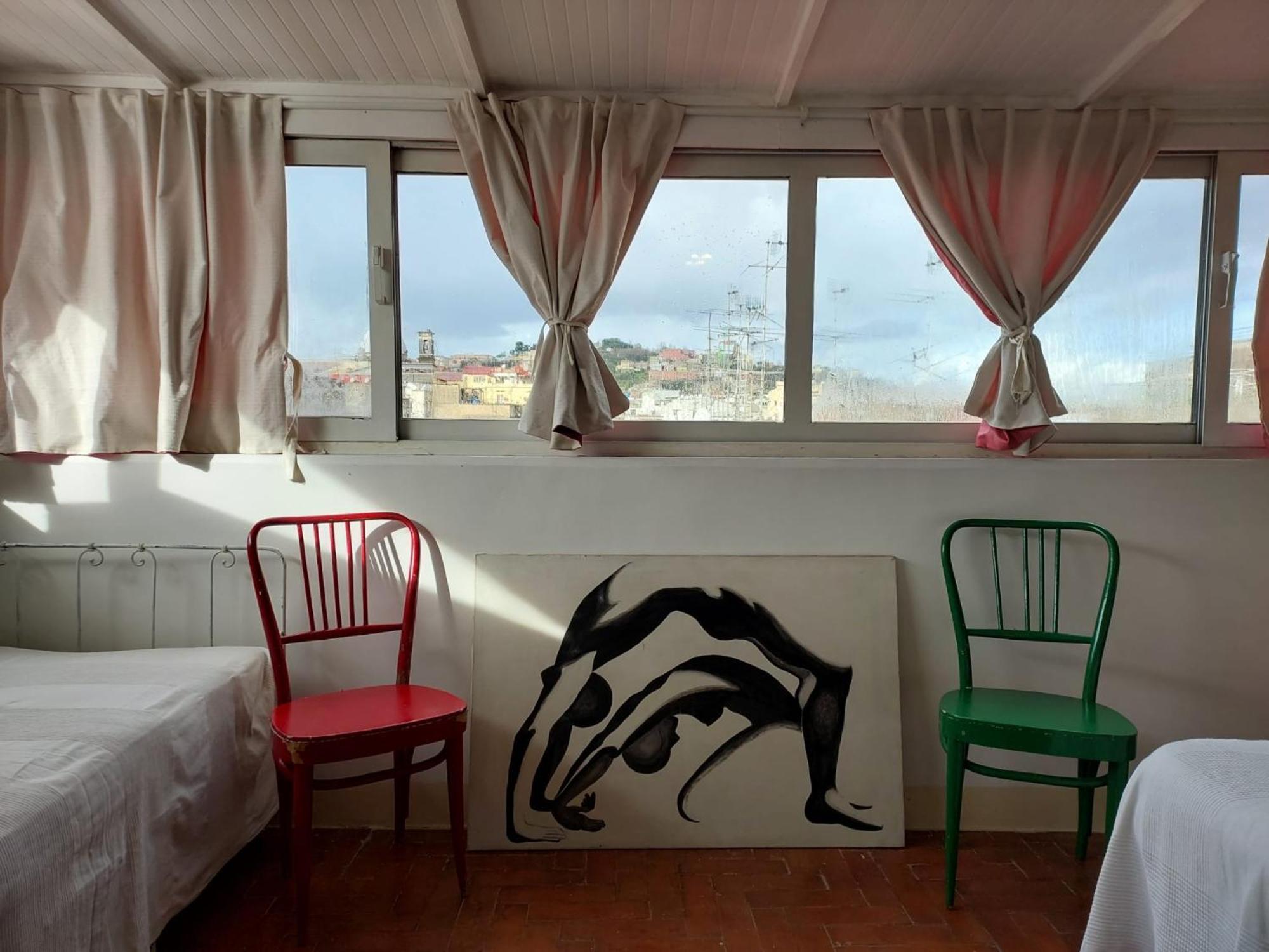 Historical Naples With Panoramic Terrace Apartment Luaran gambar